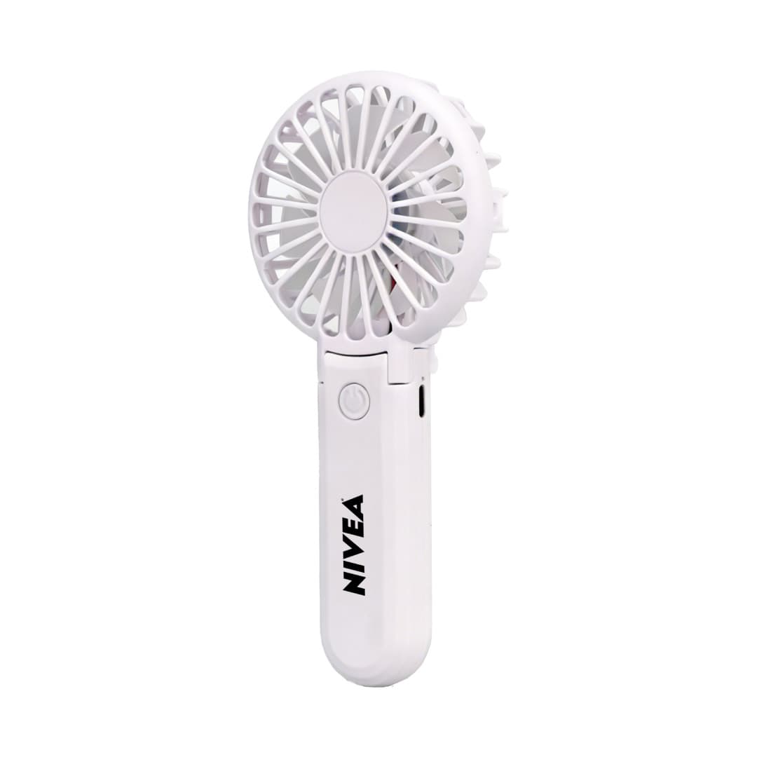 ROTO - Rechargeable Handheld Fan with Foldable Desk Stand - White detail 5