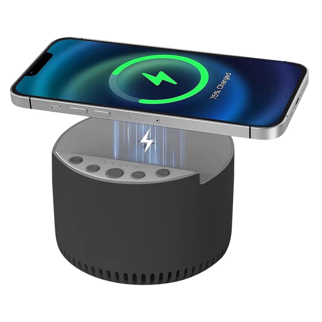 ROVIK - Giftology 3-in-1 Bluetooth Speaker with Sleep Machine and 15W Wireless Charger - Black detail 3
