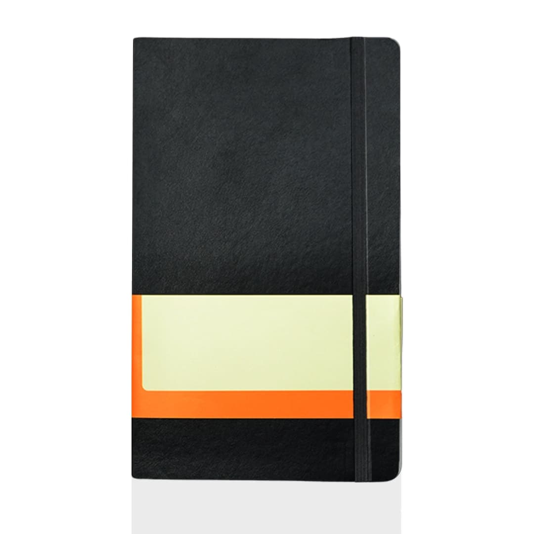 RULBUK - SANTHOME Softcover Ruled A5 Notebook Black detail 5