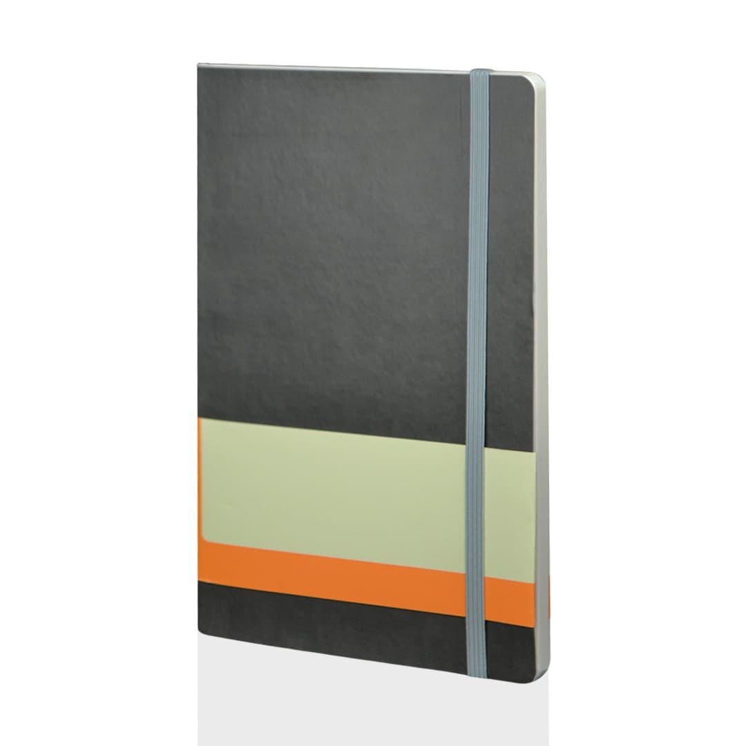 RULBUK - SANTHOME Softcover Ruled A5 Notebook Grey detail 2
