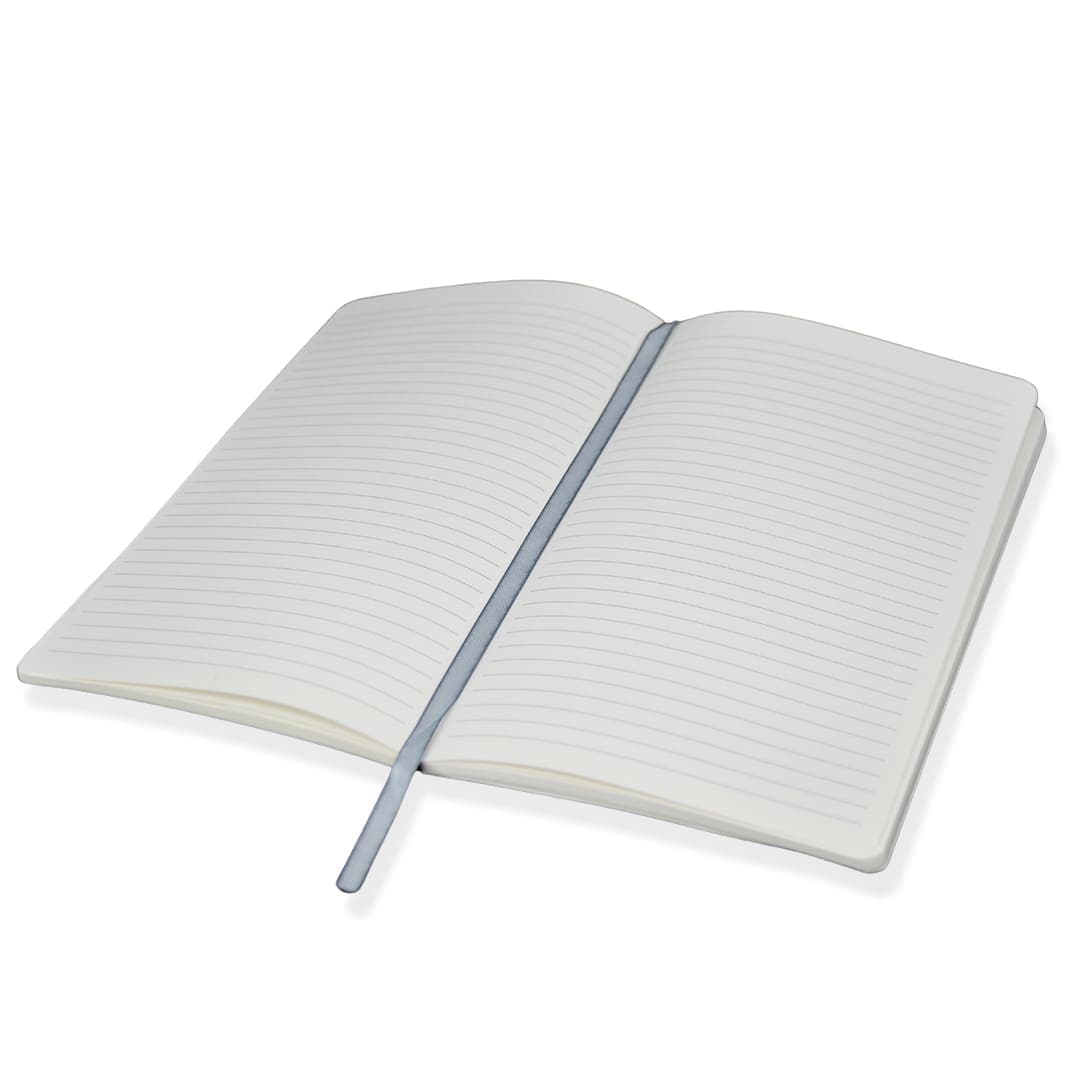 RULBUK - SANTHOME Softcover Ruled A5 Notebook Grey detail 5