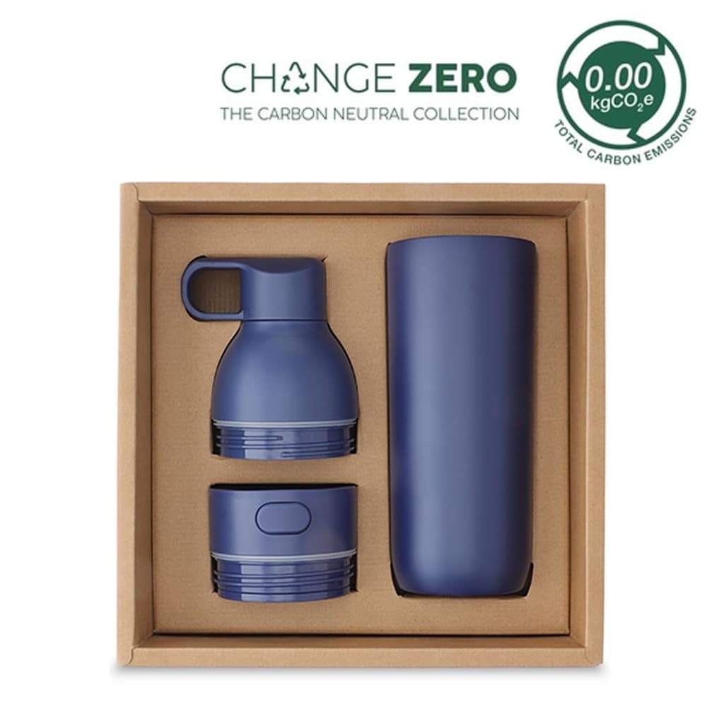 RUVO - CHANGE ZERO 2-in-1 Modular Hydration Gift Set - Navy Blue corporate gift