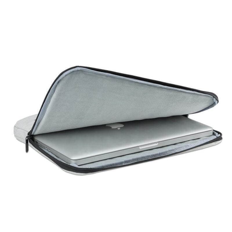 SALCEA - Santhome® 15" Laptop Sleeve - Grey/Tan detail 2