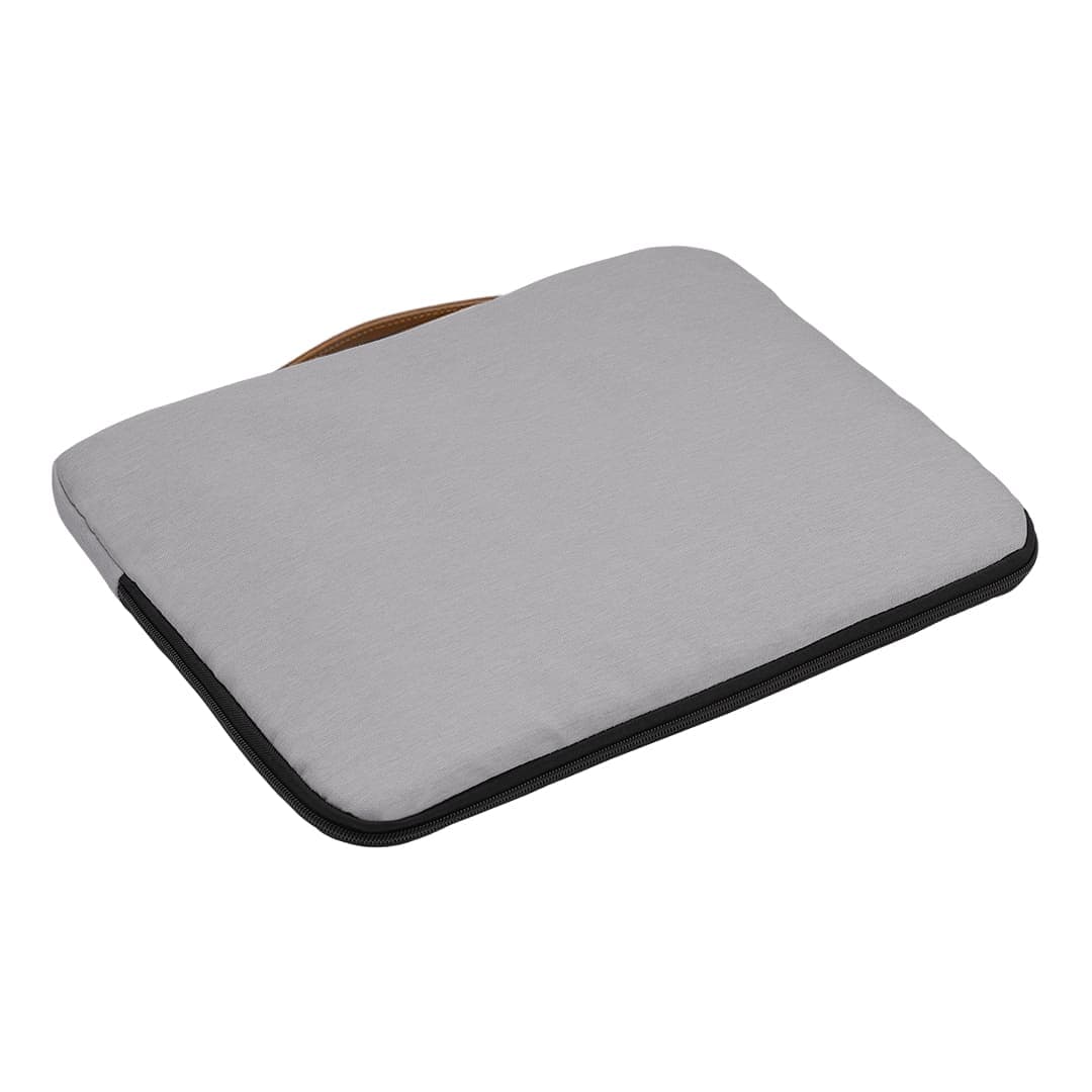 SALCEA - Santhome® 15" Laptop Sleeve - Grey/Tan detail 5