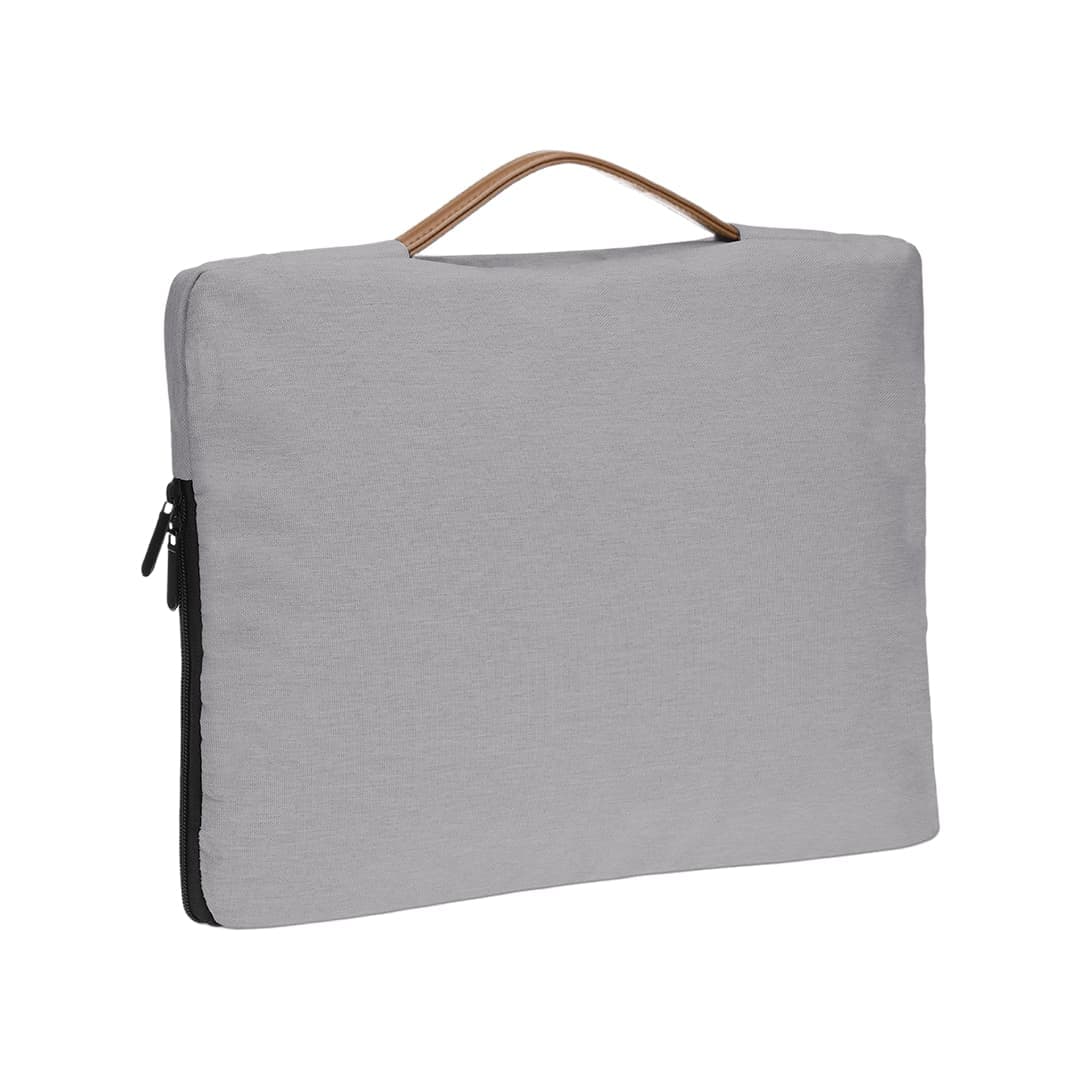 SALCEA - Santhome® 15" Laptop Sleeve - Grey/Tan detail 6