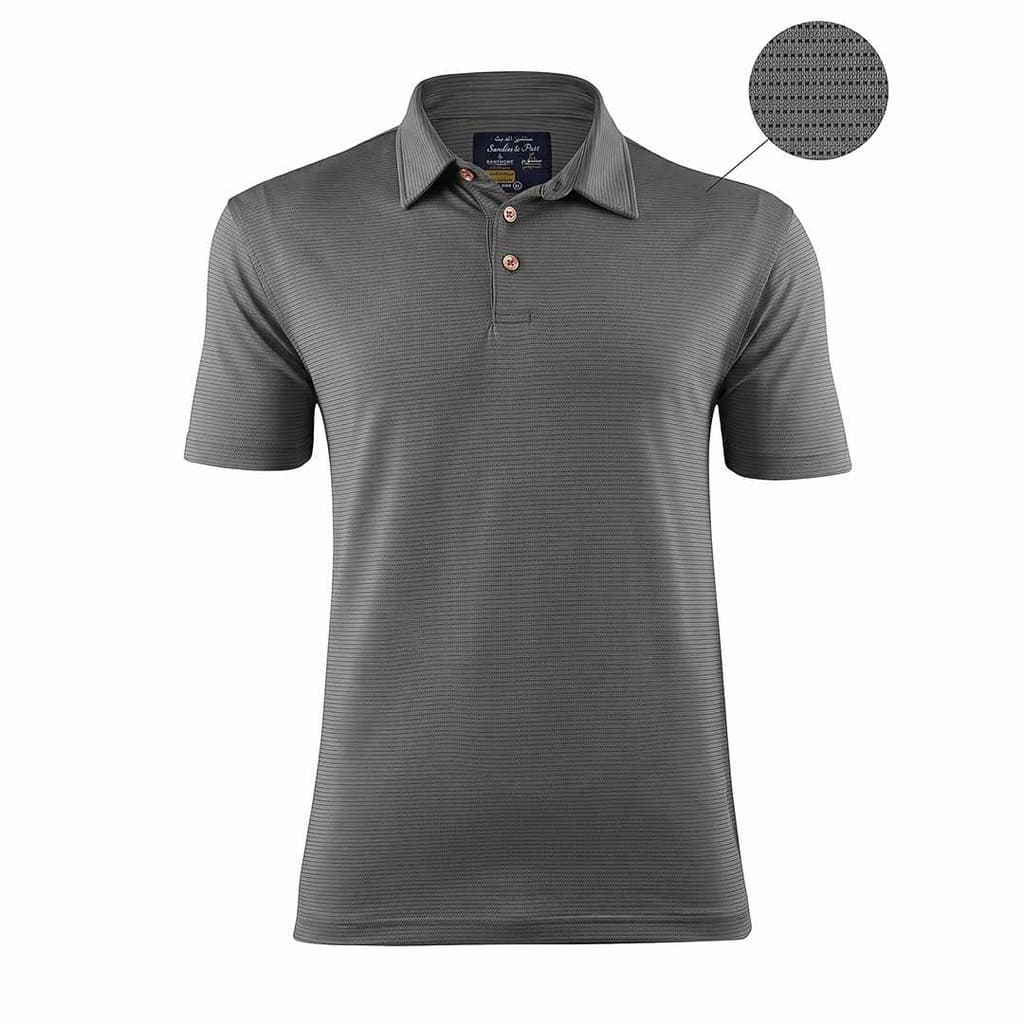 Sandies & Putt - Santhome Men's Golf Polo with UV Protection