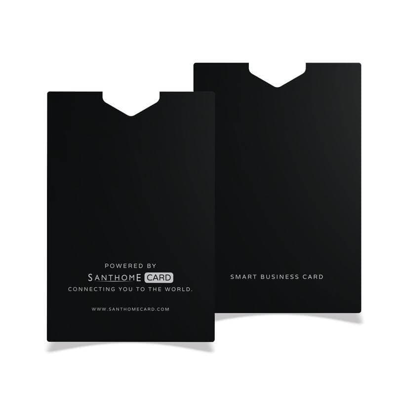 Santhome Card - Digital Business NFC Card - Black detail 4