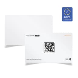 Santhome Card - Digital Business NFC Card White