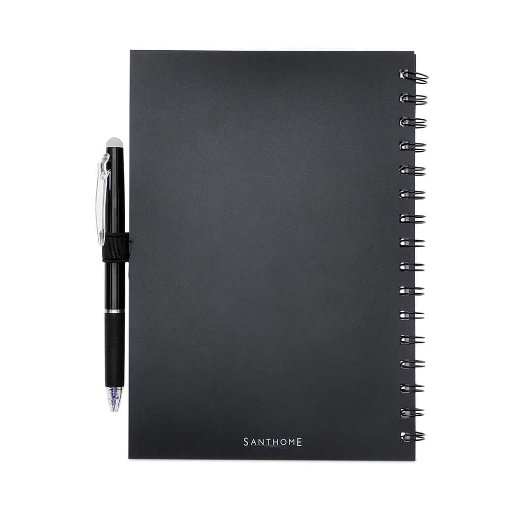 Santhome® Eternity - The Reusable Notebook & Pen Set - Black detail 7