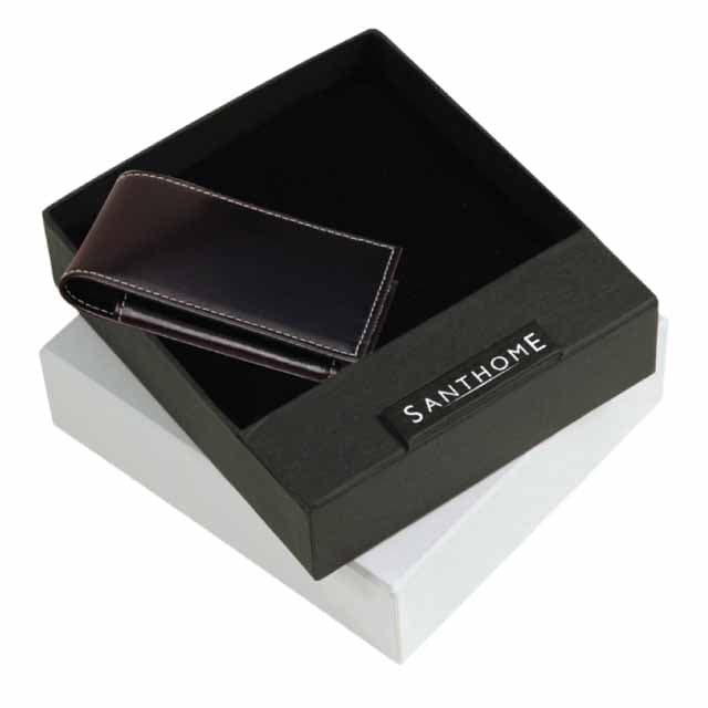 SANTHOME Genuine Leather Mobile Holder Made in Germany detail 2