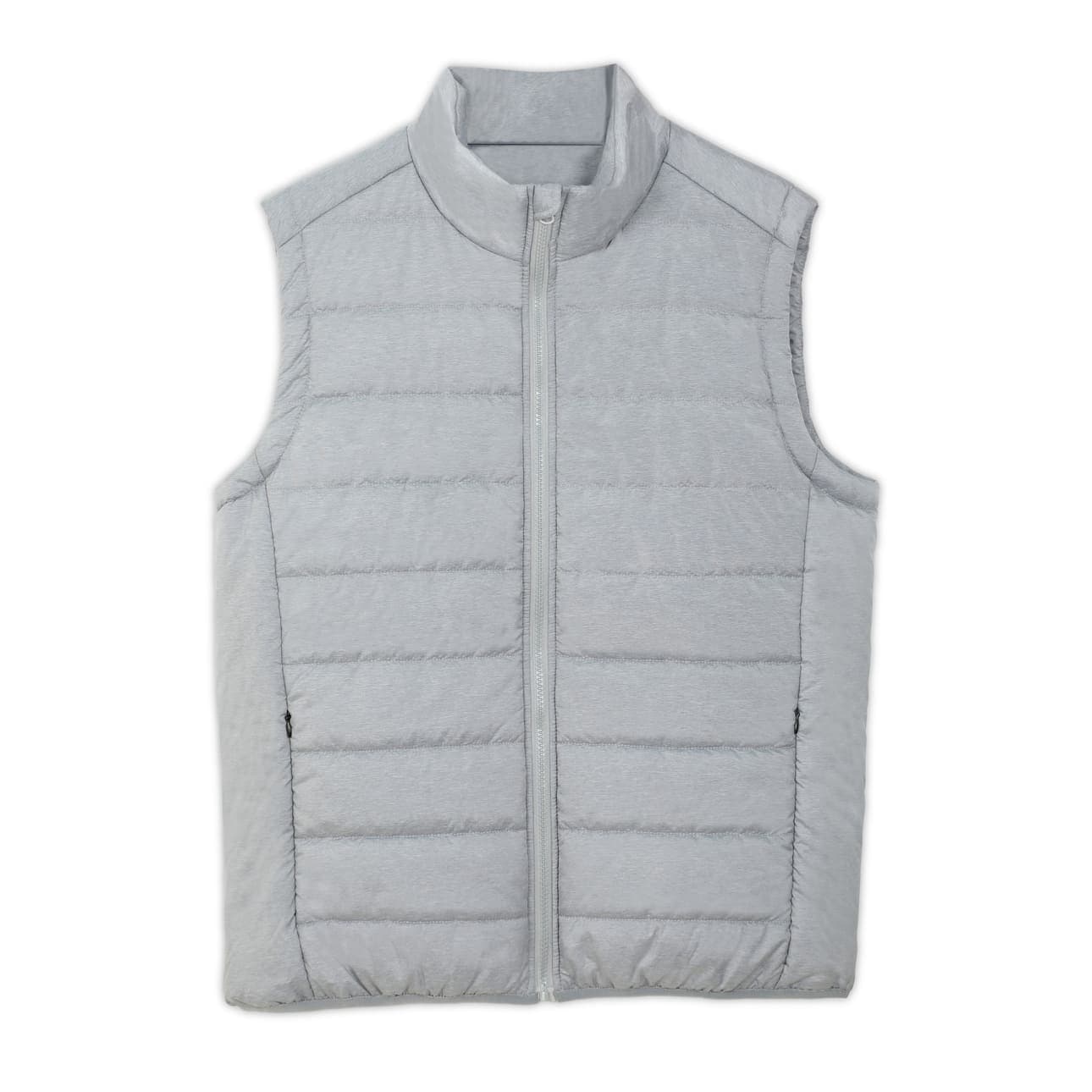 Santhome Zip Up Puffer Vest detail 3