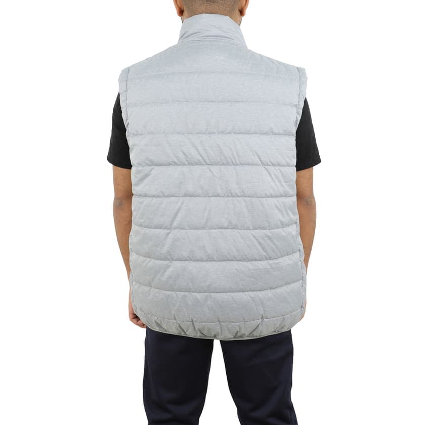 Santhome Zip Up Puffer Vest detail 2