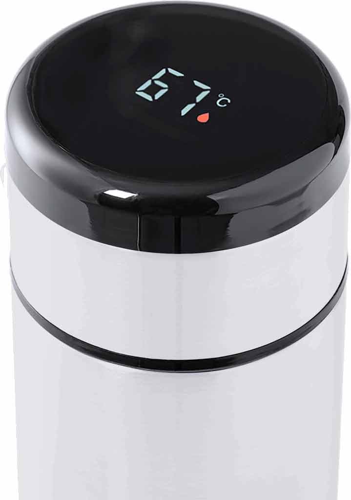 SARGAN - Vacuum Flask with Temperature Lid and Notebook Gift Set - Black detail 4
