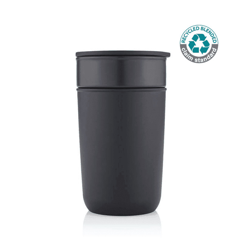 SAVONA - Hans Larsen Premium Ceramic Tumbler With Recycled Protective Sleeve - White detail 5