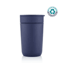 SAVONA - Hans Larsen Premium Ceramic Tumbler With Recycled Protective Sleeve Blue