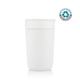 SAVONA - Hans Larsen Premium Ceramic Tumbler With Recycled Protective Sleeve White
