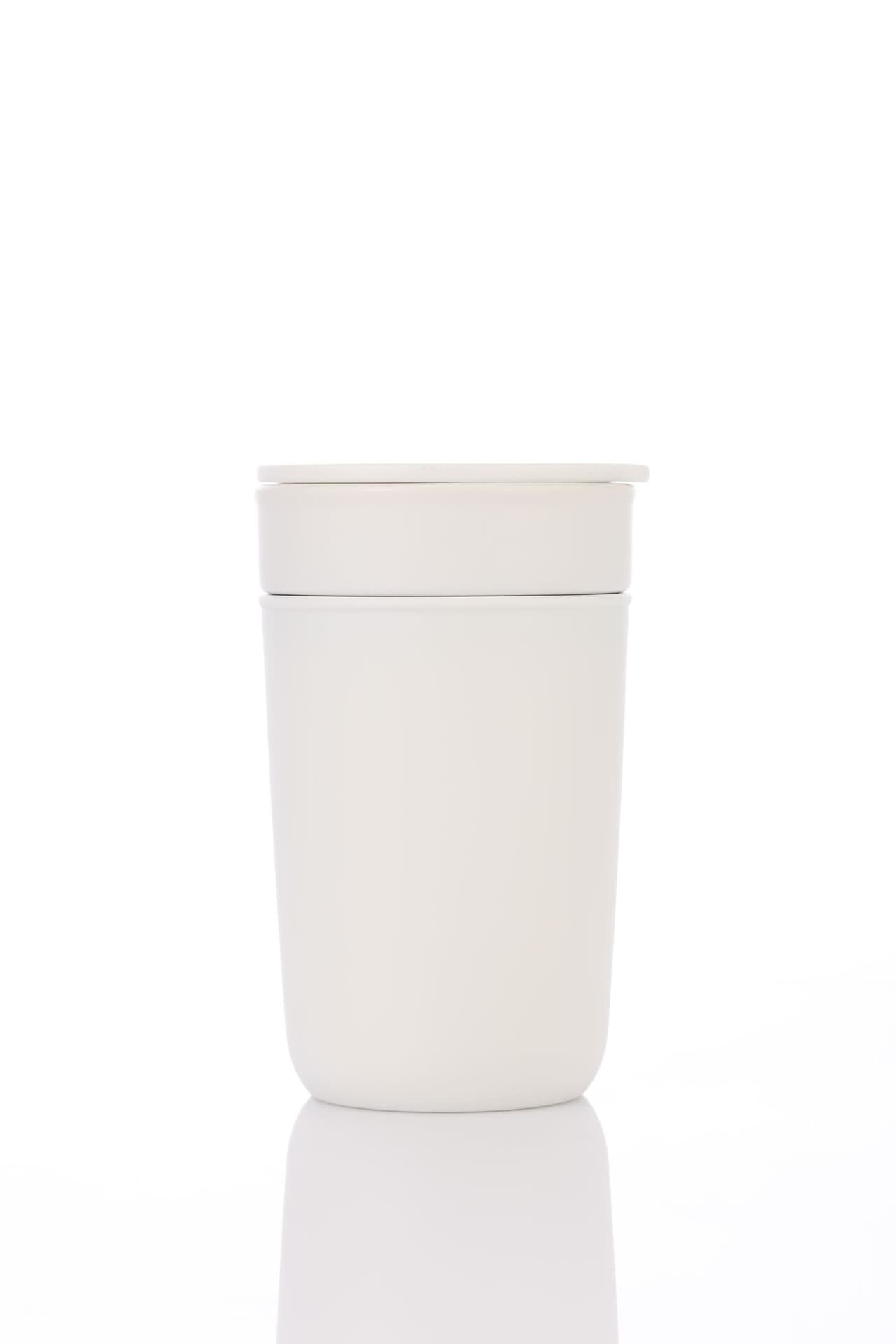 SAVONA - Hans Larsen Premium Ceramic Tumbler With Recycled Protective Sleeve - White detail 4