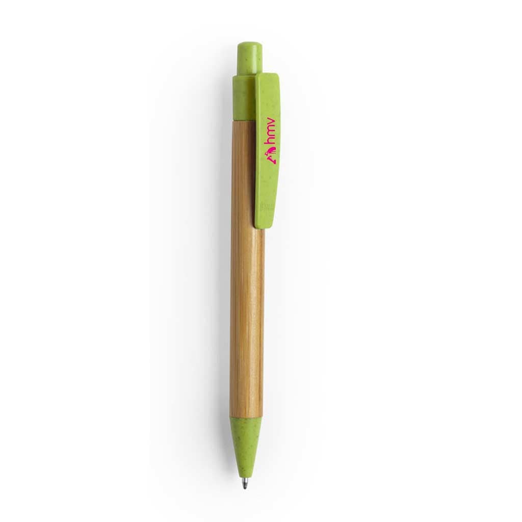 SERANG - eco-neutral Bamboo Wheat Straw Pen - Green detail 2