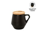 SEVILLA - eco-neutral Ceramic Mug with Bamboo Lid Black