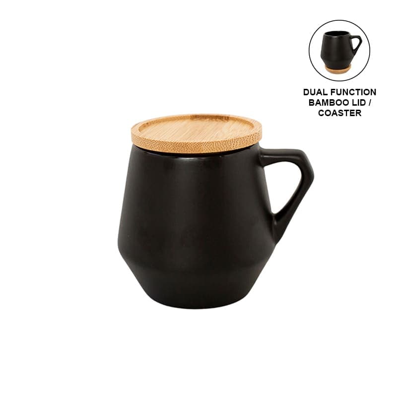 SEVILLA - eco-neutral Ceramic Mug with Bamboo Lid