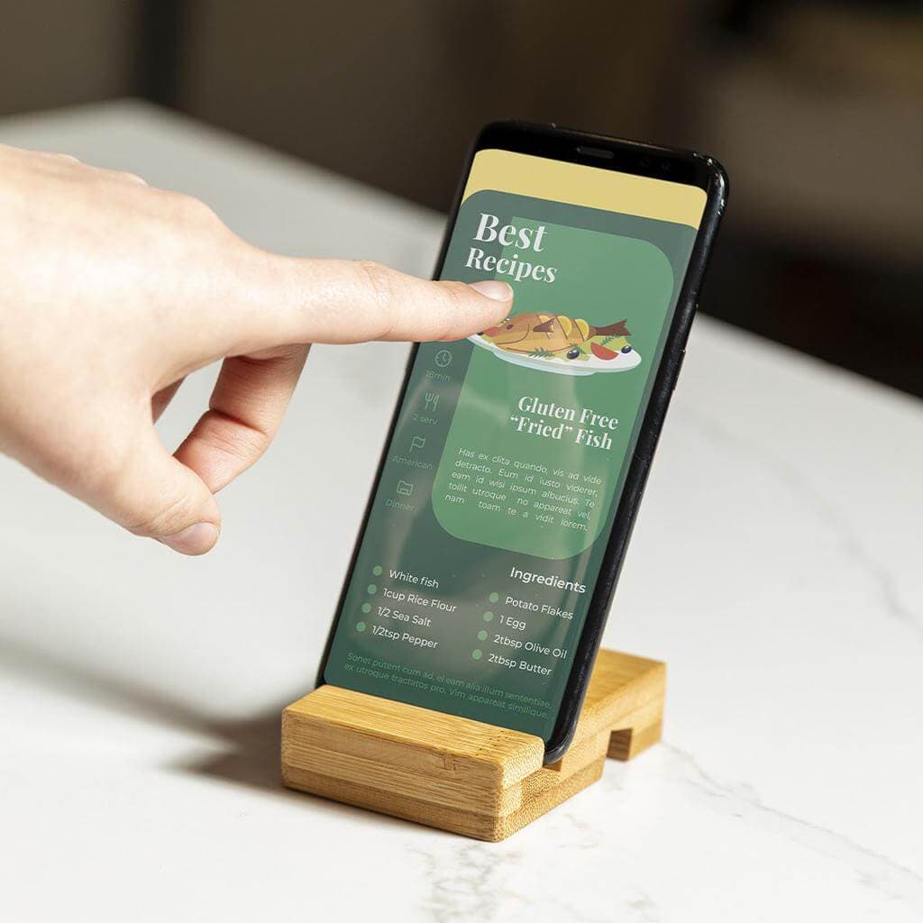 SINTRA - Giftology Bamboo Mobile Holder & Stand detail 7