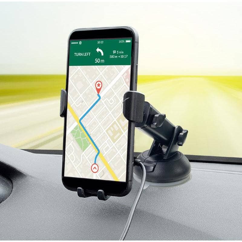 SKROSS Car Phone Holder & Wireless Charger - Black detail 5