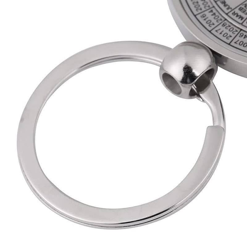 SLIGO - 50 Year Perpetual Calendar Keychain - Silver detail 4