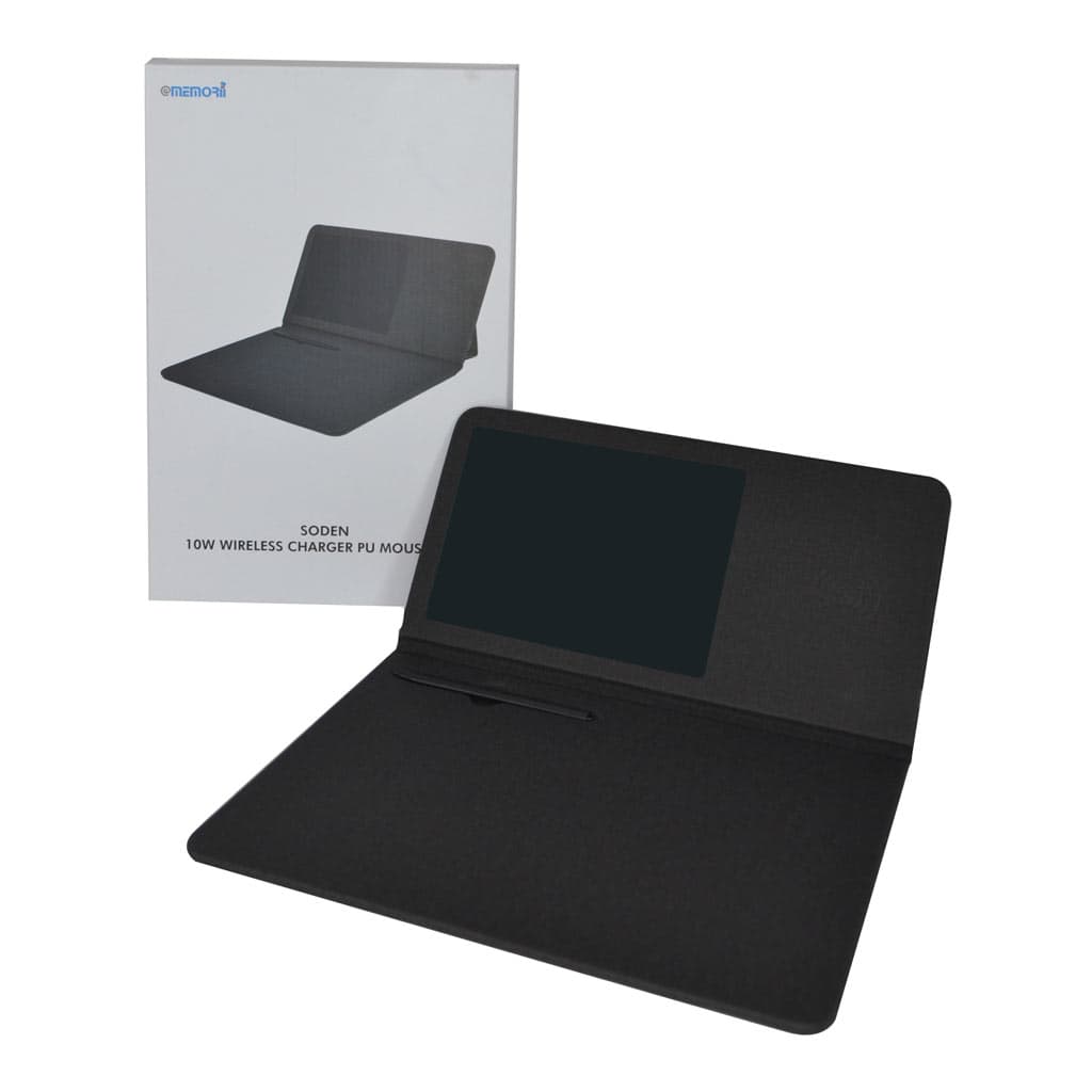 SODEN - @memorii 10W Wireless Charger & Writeable Mouse Pad - Black detail 7