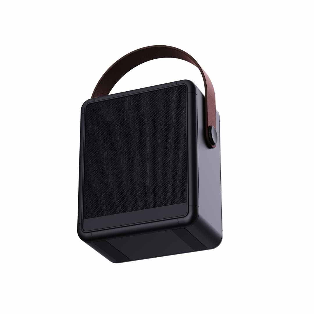 SOLA - @memorii RCS Recycled Solar Speaker & Lamp - Black detail 4