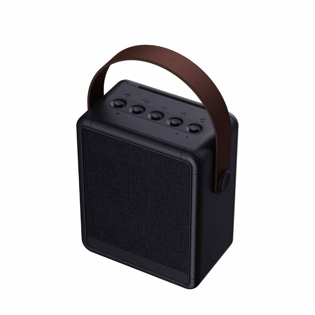 SOLA - @memorii RCS Recycled Solar Speaker & Lamp - Black detail 5