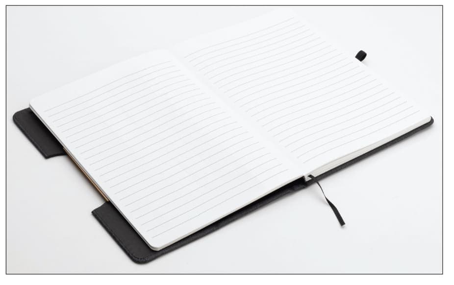 STADE - A5 Hard Cover Notebook with Folding Phone Stand detail 4