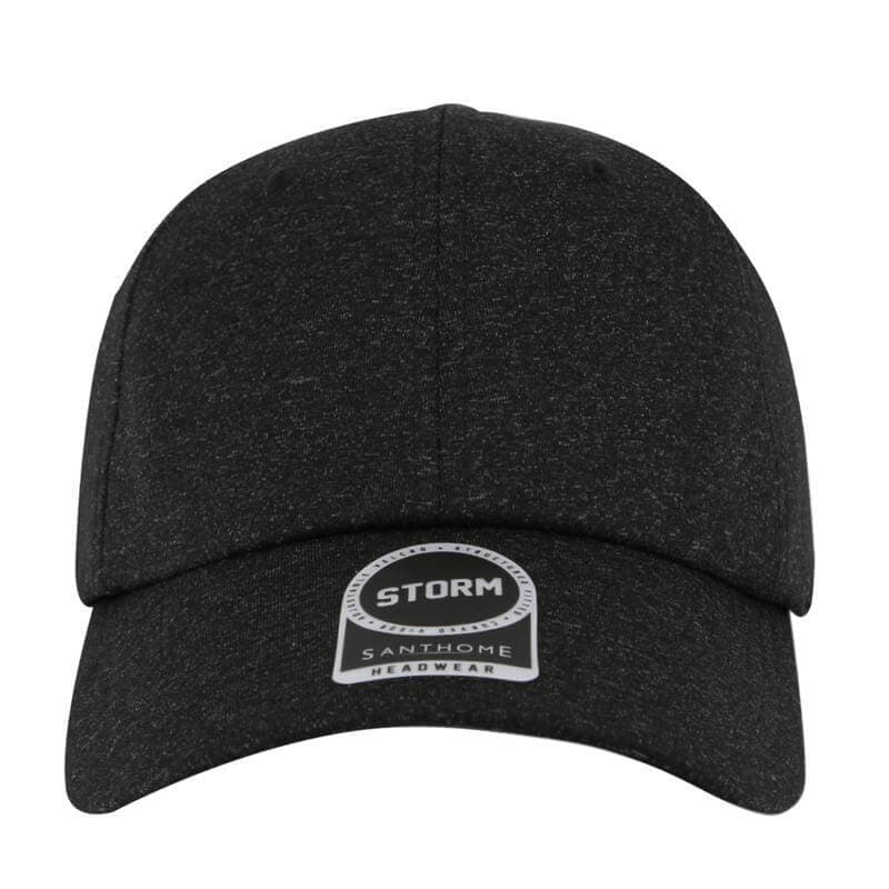 STORM - Santhome Textured 6-panel Cap - Black detail 7