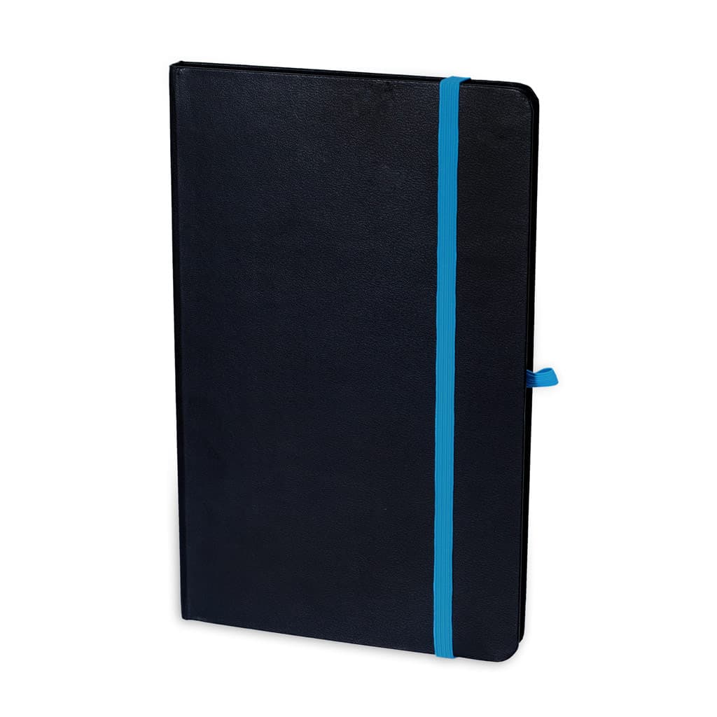 SUKH - SANTHOME A5 Hardcover Ruled Notebook Black-Blue detail 3