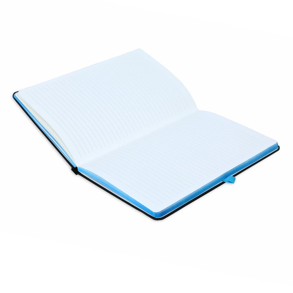SUKH - SANTHOME A5 Hardcover Ruled Notebook Black-Blue detail 5