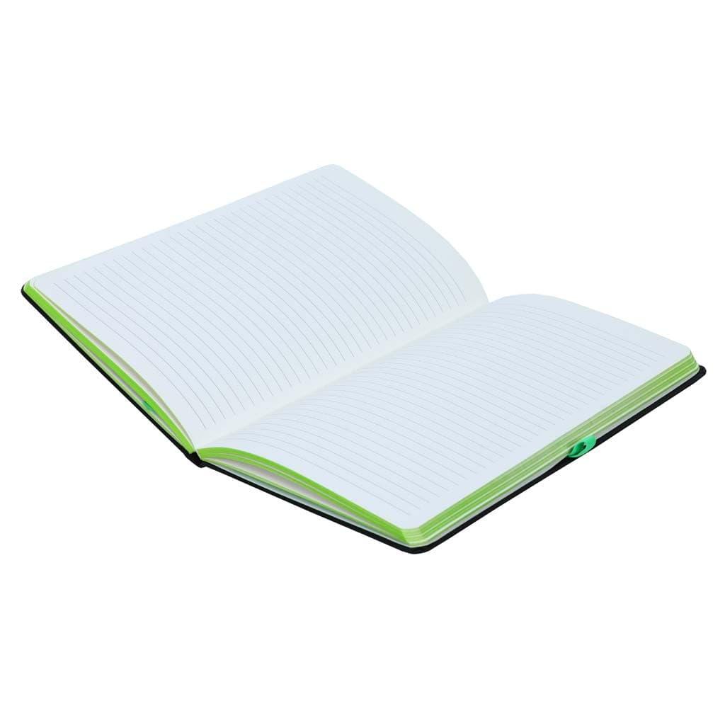 SUKH - SANTHOME A5 Hardcover Ruled Notebook Black-Green detail 5