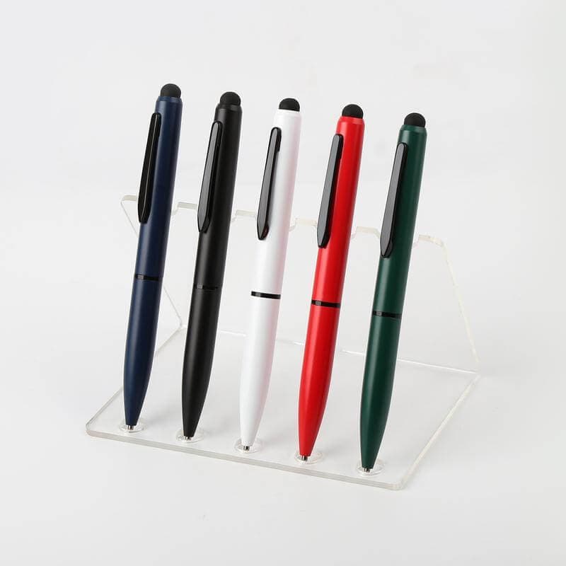 SVEN - Metal Ballpoint Pen with Stylus - Black detail 4