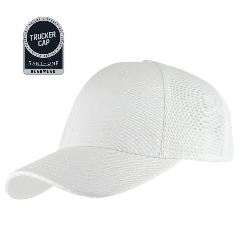 SWIFT - Santhome 6 Panel Trucker Cap - Black detail 5
