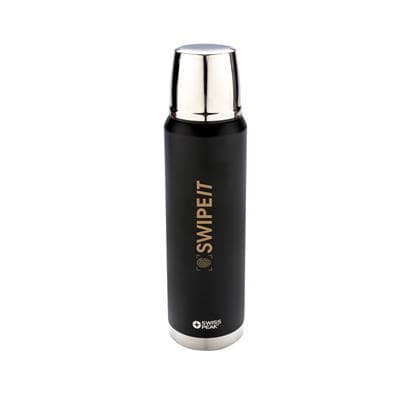 Swiss Peak ELITE - 1 L Copper Vacuum Flask - Black detail 5