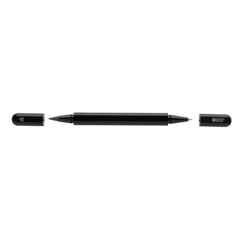 Swiss Peak® Storm RCS Recycled Aluminum Dual Tip Pen - Black detail 3