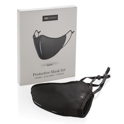 TALSI - XDDESIGN Protective Face Mask Set - Black (Anti-viral) detail 6