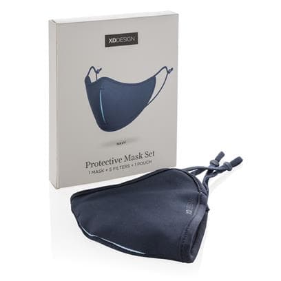 TALSI - XDDESIGN Protective Face Mask Set - Navy Blue (Anti-viral) detail 4