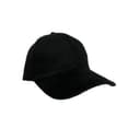 TARTU - 6 Panel Heavy Brushed Cotton Cap Black