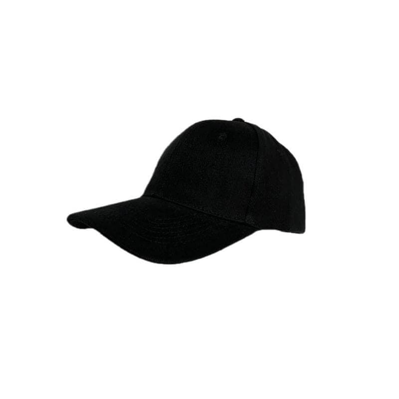 TARTU - 6 Panel Heavy Brushed Cotton Cap - Black detail 2