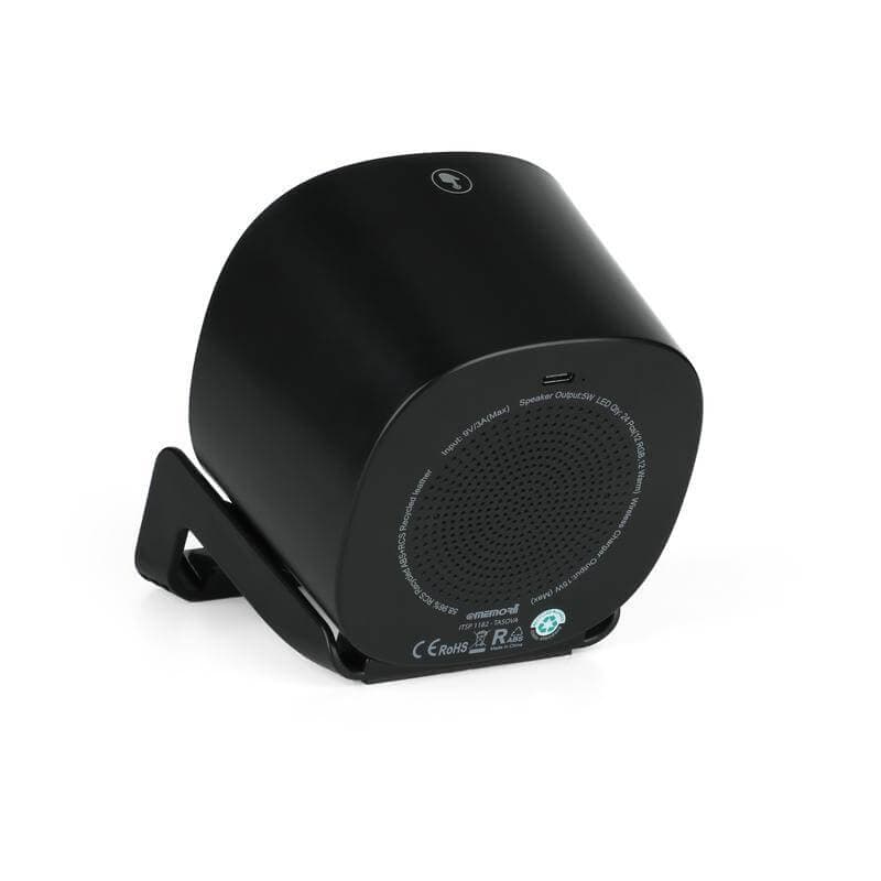 TASOVA - @memorii Recycled 15W Wireless Charger Bluetooth Speaker - Black detail 3
