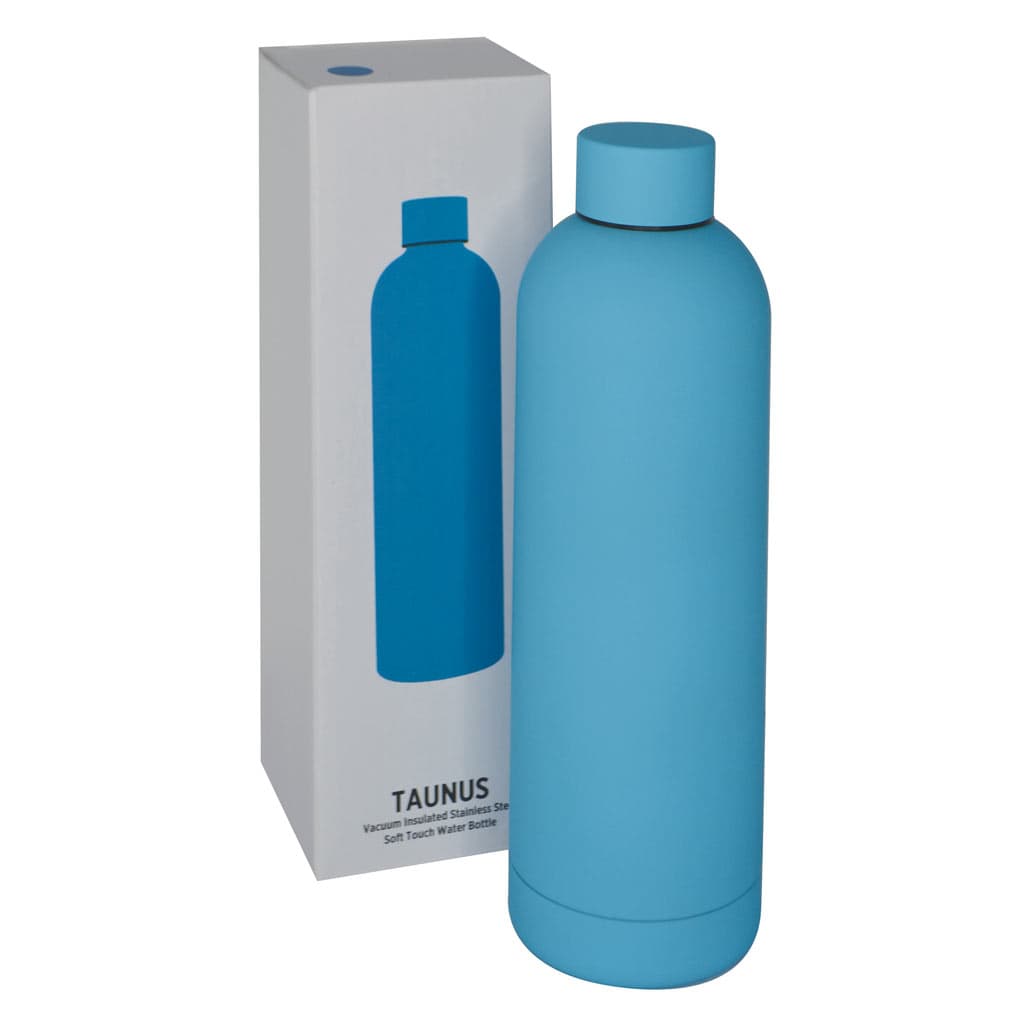 TAUNUS - Soft Touch Insulated Water Bottle - 750ml - Aqua Blue detail 3