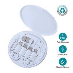TAVIRA - @memorii Recycled Multi-Cable Set White