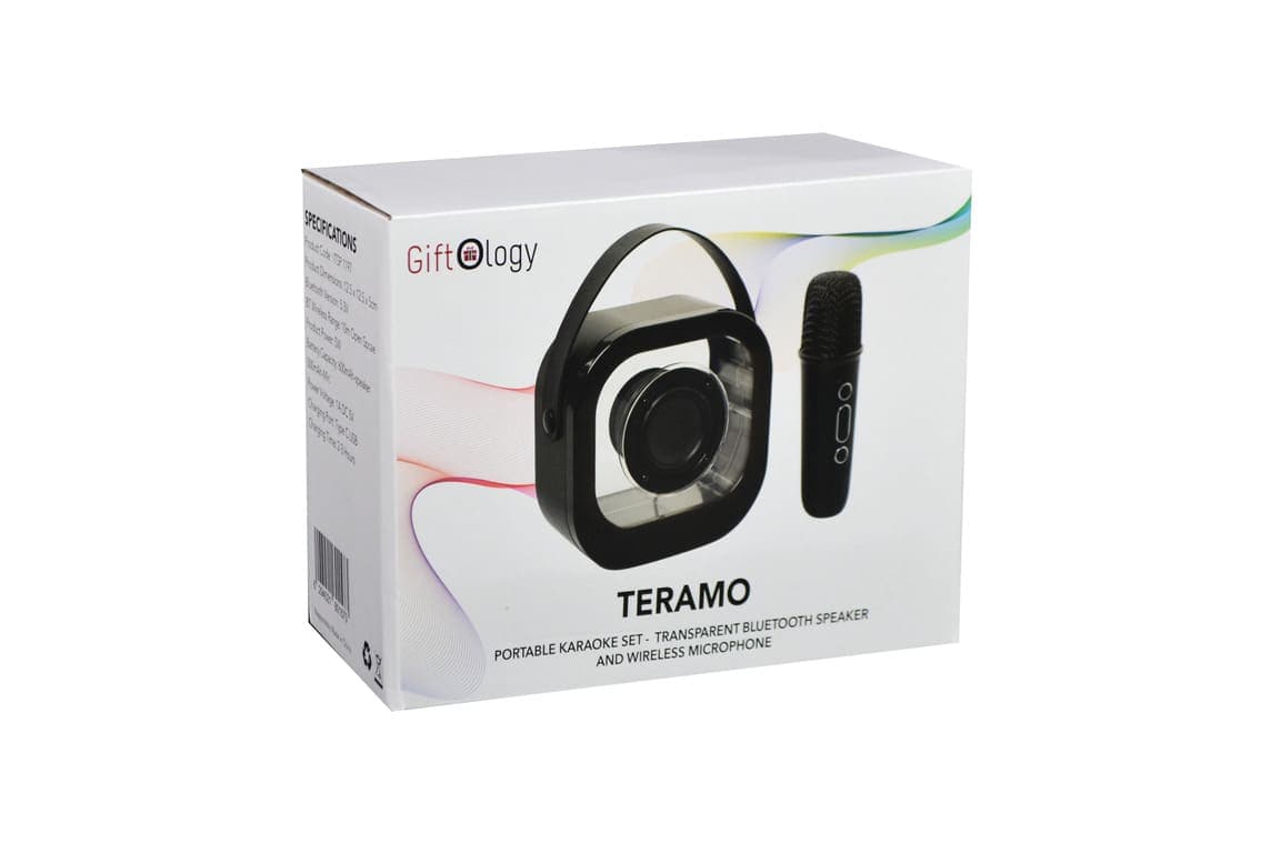 TERAMO - Portable Karaoke Speaker Set with Wireless Microphone detail 7