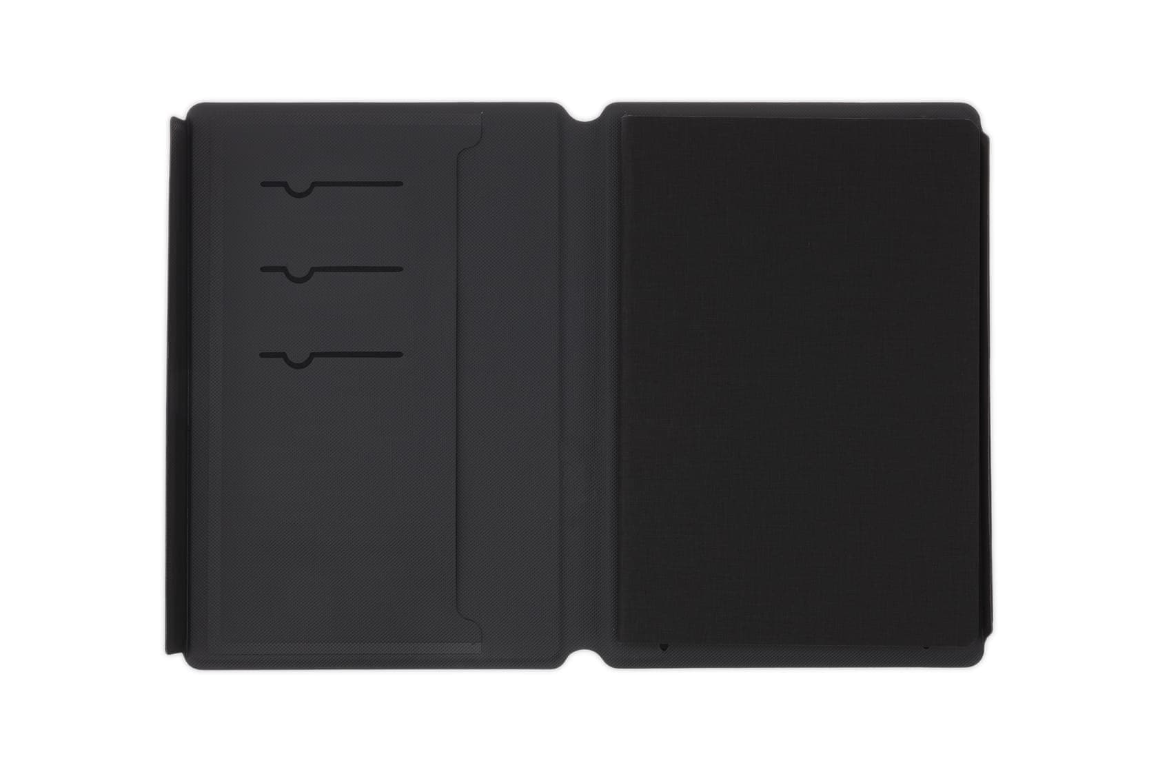 TESSIN - CHANGE ZERO Sustainable Gift Set with Refillable Notebook, Pen & Cardholder - Black detail 2