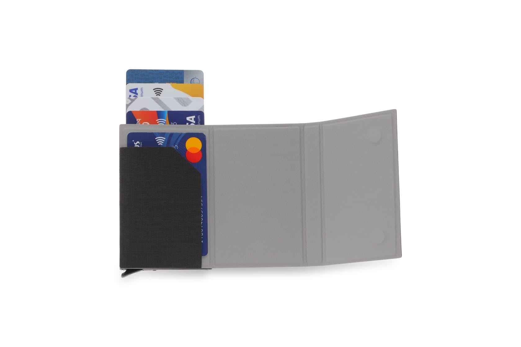 TESSIN - CHANGE ZERO Sustainable Gift Set with Refillable Notebook, Pen & Cardholder - Black detail 5