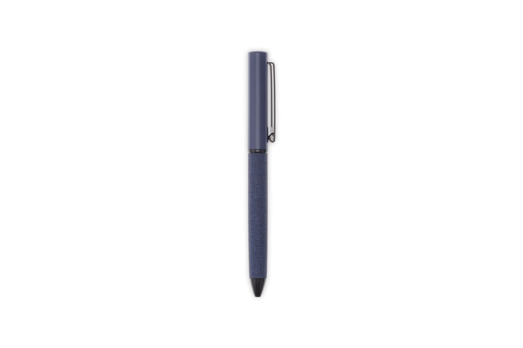TESSIN - CHANGE ZERO Sustainable Gift Set with Refillable Notebook, Pen & Cardholder - Navy detail 7
